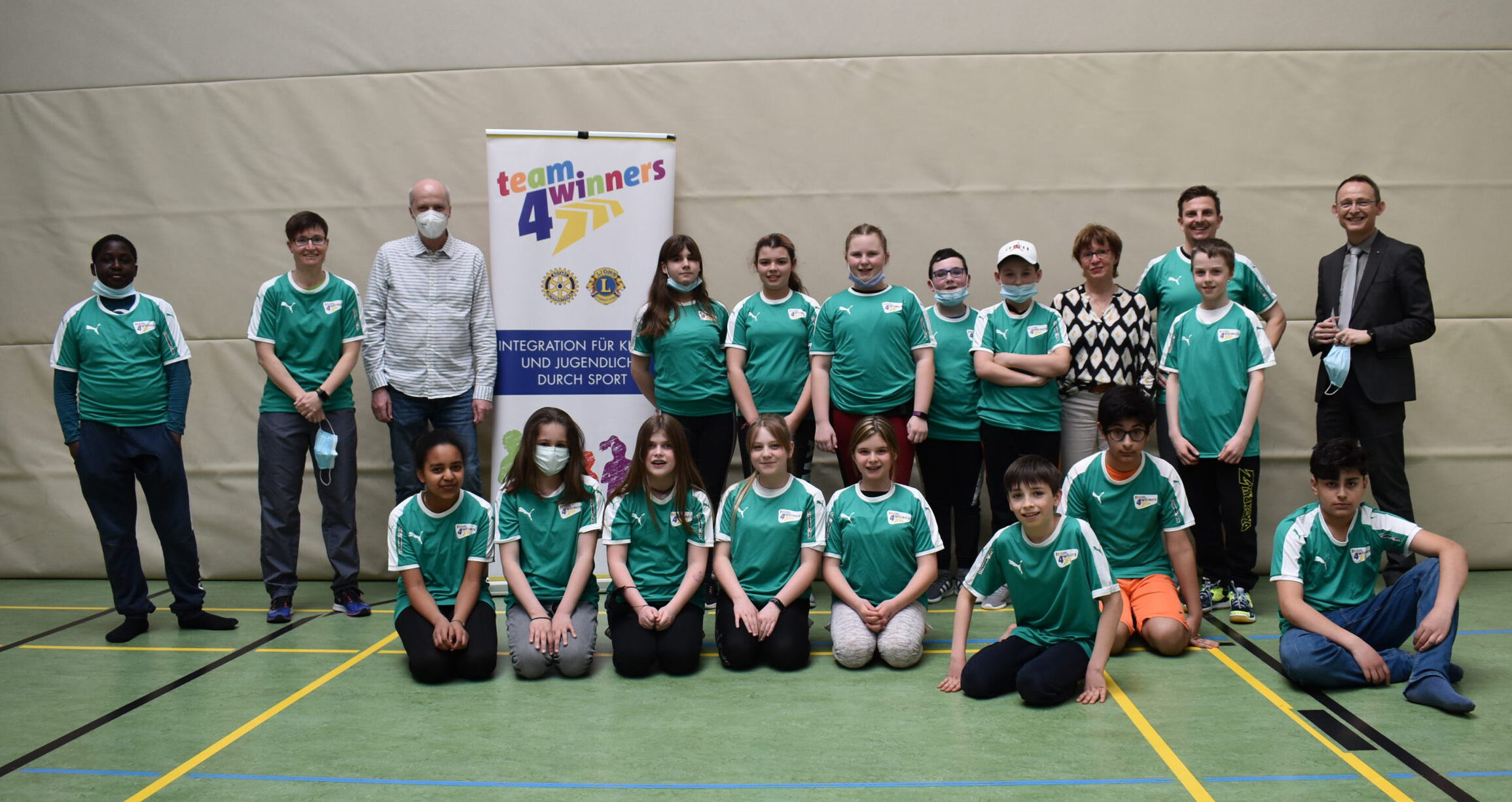 Team4Winners zu Besuch in Parkours-AG