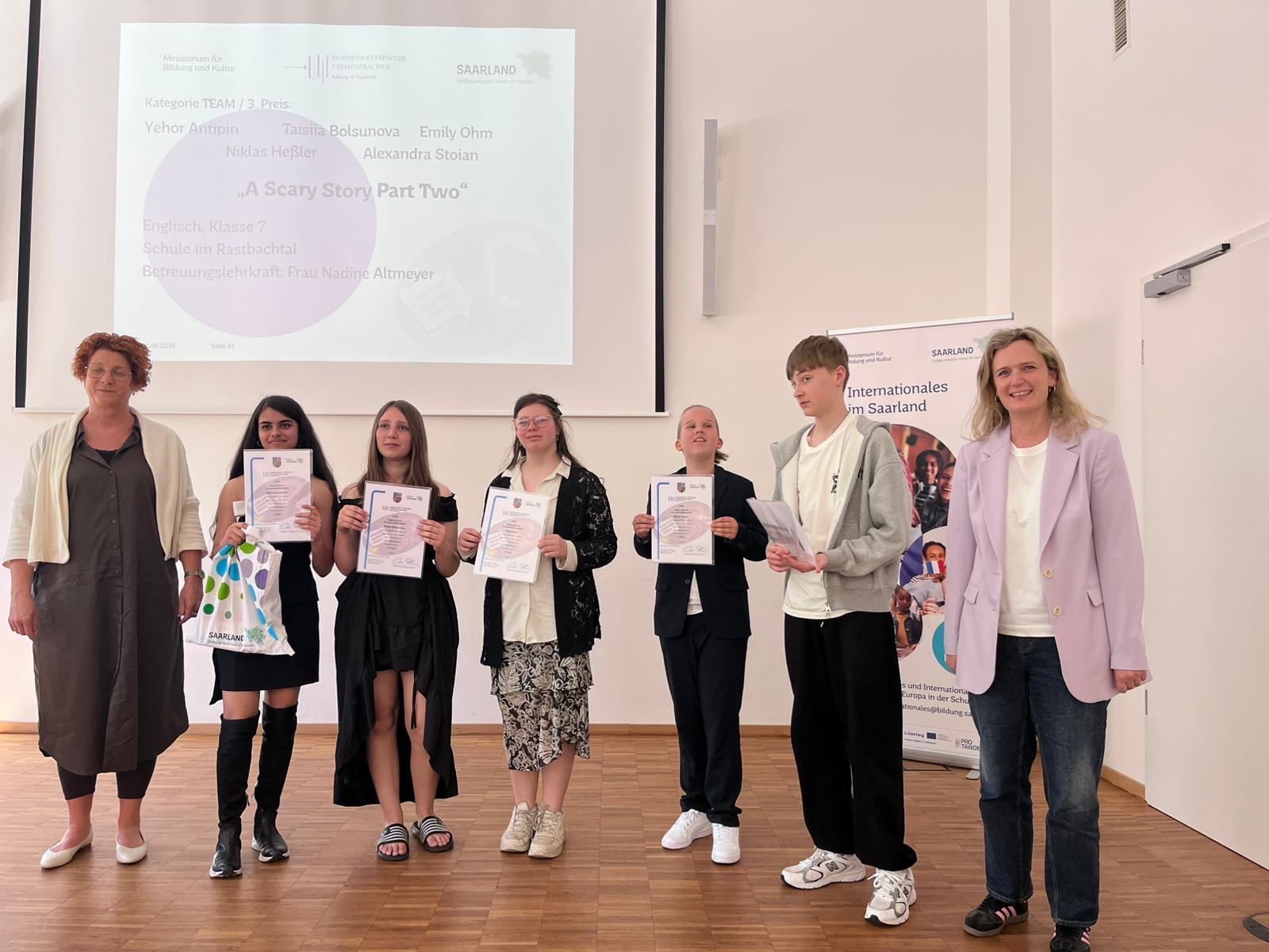 3. Platz beim Bundeswettbewerb Fremdsprachen 2026