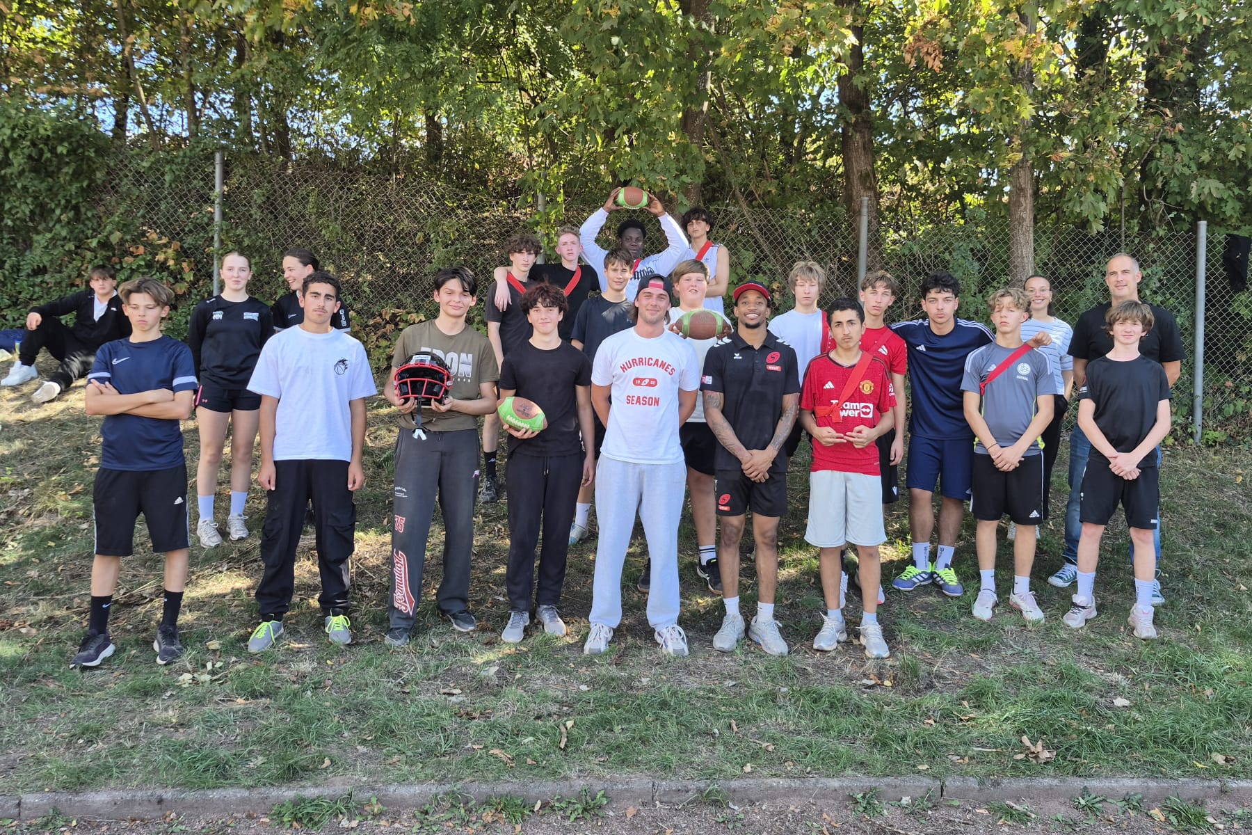American Football-Workshop der Hurricanes im Rastbachtal